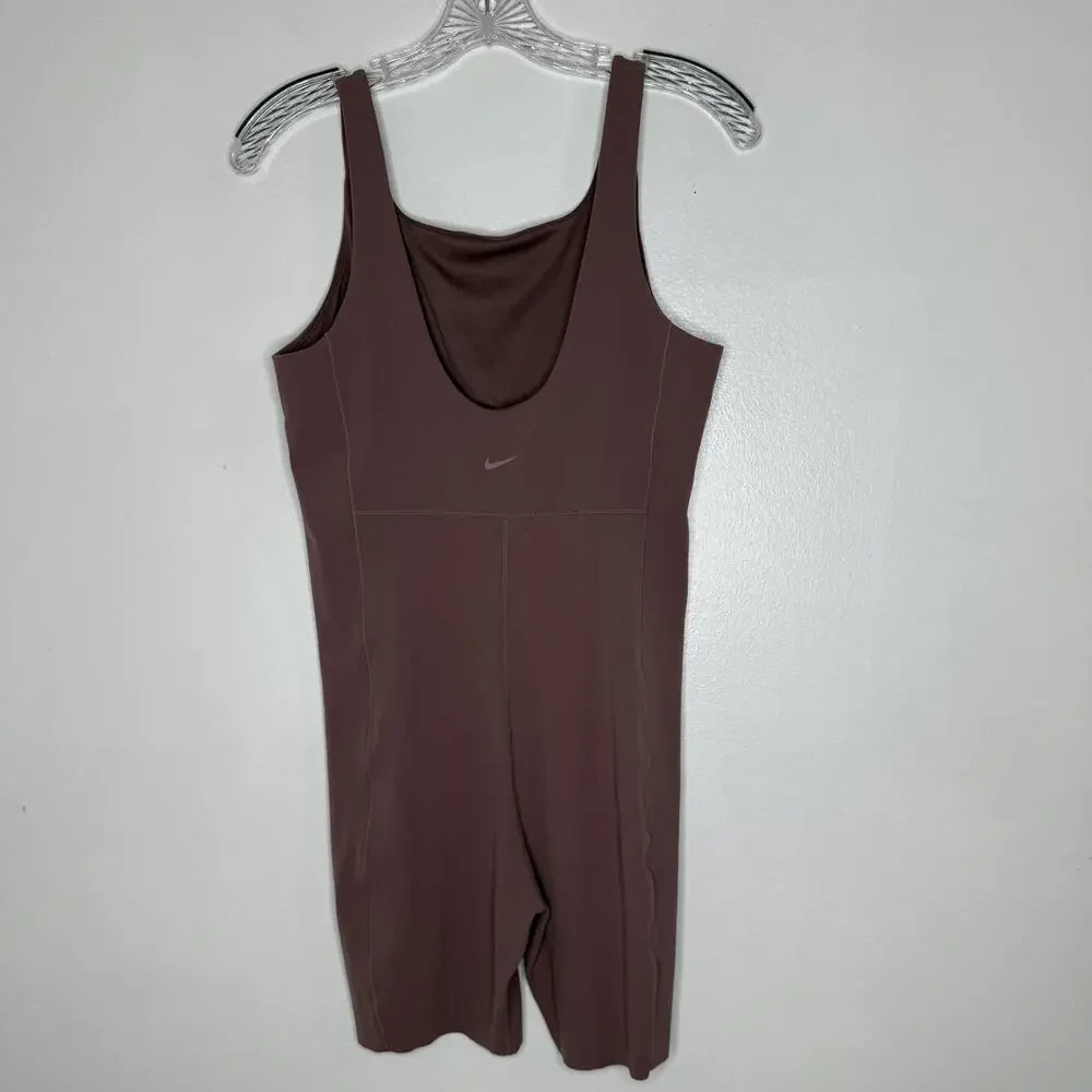 Nike Dri-FIT Bodysuit Womens Large Yoga Romper Sleeveless Zenvy Athletic